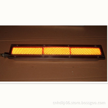 Ceramic catalytic infrared gas burner heater for bbq and roasties grills